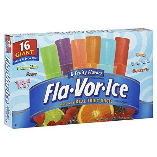 Fla-Vor-Ice Assorted Flavors (64 Pops) - Ice Pops - Popsicles