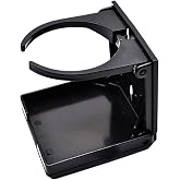 MARINE CITY Adjustable Arms Folding Cup Holder &ndash; Durable, Space-Saving Design, Adjustable Arms
