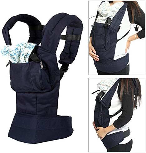 Baby Carrier Cotton Front &amp; Back Adjustable Comfort Backpack Sling Wrap Multifunctional
