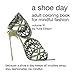 A Shoe Day Adult Coloring Book for Mindful Fashion: Because a shoe a day keeps all troubles away. Stay fashionable, be mindful. (Volume 2) by 