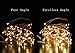 VINTAR String Lights, 2 Set of 30 LEDs Super Bright Warm White Flexible Light 9.8 Ft/3M Strip Lighting on Long String Copper Wire with 10 Batteries for Garden, Patio, Wedding
