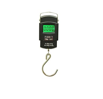 MANOGYAM Plastic Portable Electronic Digital Weighing Hanging Scale for Travel Luggage -50 Kg
