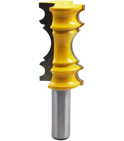 WSOOX 3/16-Inch Radius Triple Bead Router Bit - 1/4-Inch Shank Furniture Trim & Molding Bit