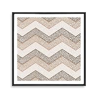 Framed Canvas Wall Art Geometric Figure Canvas Prints Home Artwork Decoration for Living Room,Bedroom - 16x16 inches