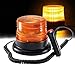 Amber LED Strobe Light,LED Emergency Vehicle Magnetic Mount Warning Strobe and Rotating Flashing Light Beacon Pattern for Cars and Trucks (30 LED)