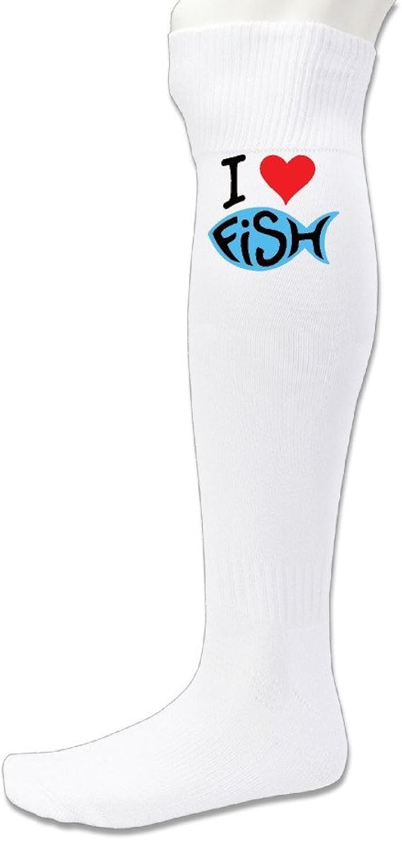 Amazon Co Jp Smileスマイル かっこいい おもしろ 魚 大好き 英字 イラスト おとな 靴下 スポーツ ハイキング 抗菌 防臭 ホワイト Size One Size 服 ファッション小物