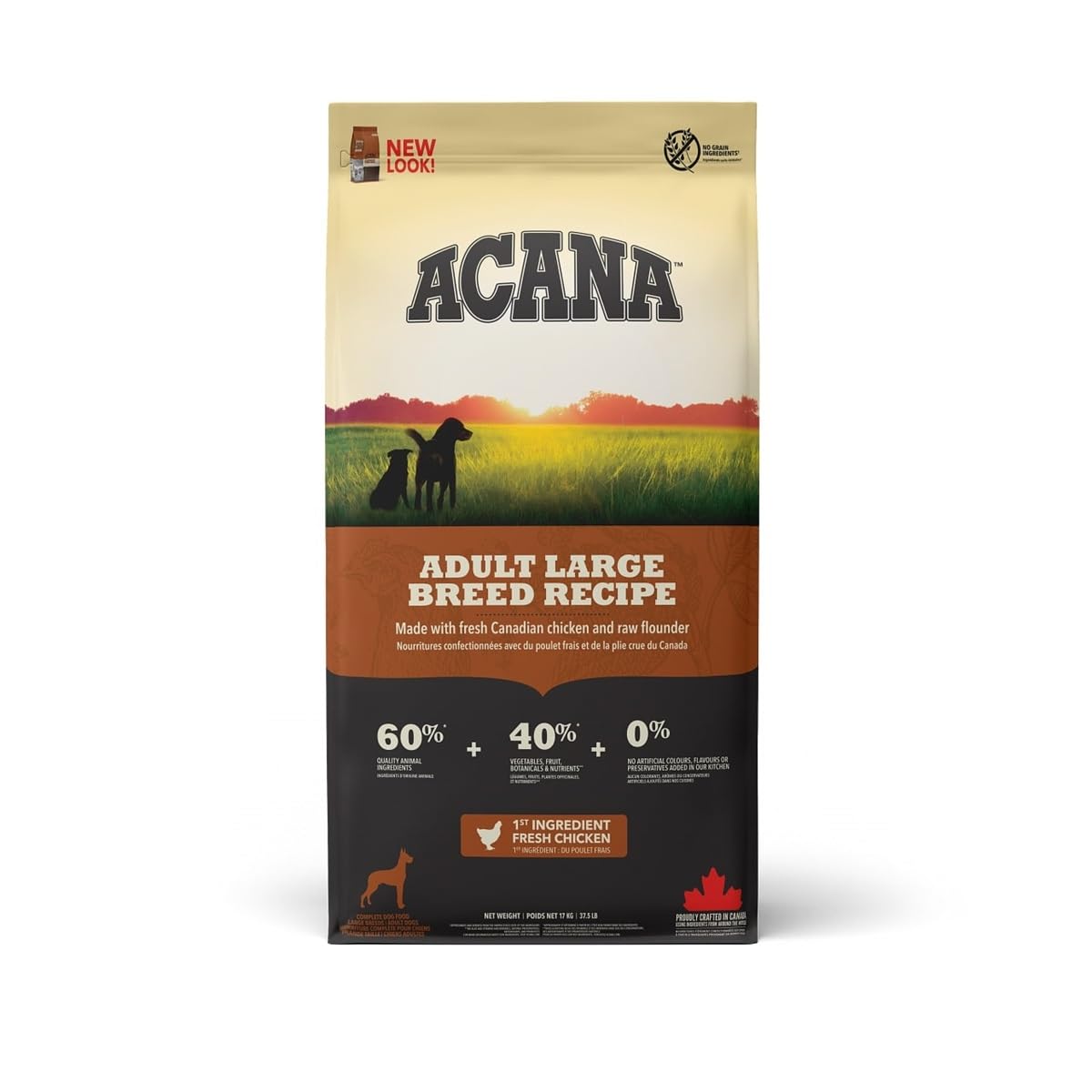 Acana Adult Large Breed Dog Food 17kg