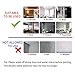 Kaisiking 2mm / 3mm / 5mm / 10mm x 25M Clear Heat Resistant Double Sided Tape Strong Adhesive Tape for Cell Phone, iPhone iPad, iMac, Electronic LCD Touch Screen Repair