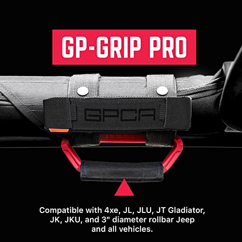 GPCA GP Grip PRO Handle, Foldable Patented Aluminum Metal Grab Handles for Jeep Wrangler 4xe