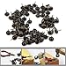 Yasorn Bronze Upholstery Tacks Decorative Furniture Nails DIY Push Pins Vintage Flower-Pattern Head Nail 100pcs