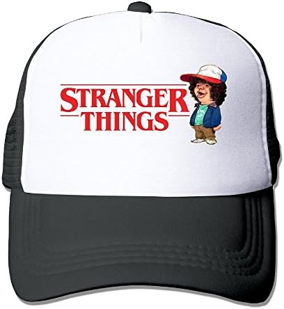 NOnoMen Stranger Things Adjustable Mesh Trunk Hat For Unisex Black