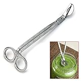 Yonger Silver Stainless Steel Candle Wick Trimmer Oil Lamp Scissor Cutter Snuffers