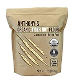 Anthony's Organic Tiger Nut Flour, 1lb, Gluten Free, Non GMO, Paleo Friendly