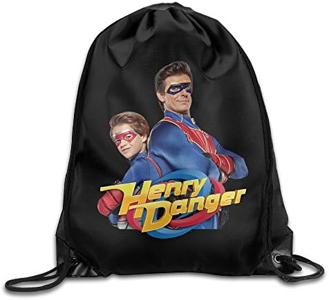 Henry Danger Poster Men &amp; Women Drawstring Backpack Rucksack Shoulder Bags Gym Bag