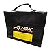 Apex RC Products Xtra-Large Fire Resistant Lipo Battery Bag for Safe Charging & Storage - 240mm x 65mm x 180mm 8089