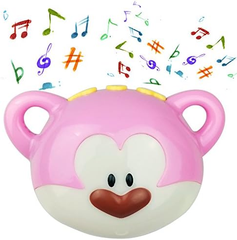 Cute Baby Sleep Sound Machine ,Coesupow Baby White Noise Machine 10 Music with Vibration to Soothe Baby,Sleep Aid Night,Baby gift and Toys--Pink