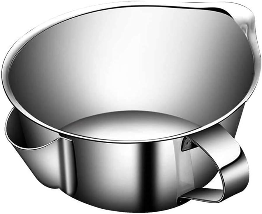 304 Stainless Steel Grease Bowl Soup bowl Cooking tool Oil Multi