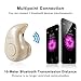 Sunvito Ultra Small Bluetooth 4.0 Headset Headphone Earphone Mini Invisible In-ear wireless Headphones Support Hands-free Calling For Smartphones with Bluetooth (Fleshcolor)