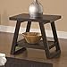 Coaster Home Furnishings 701867 End Table with Slatted Bottom Shelf, Cappuccino