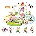 Yookidoo Baby Gym Activity Play Mat - 3 Stage Accessory Gym with More Than 20 Development Infant Activities | Age 0-12 Months