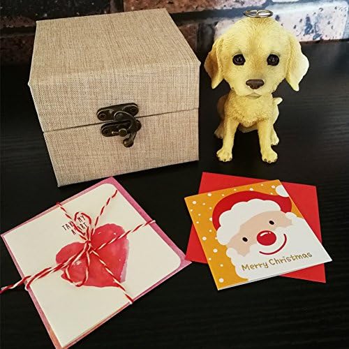 Resin Crafted Statue-Puppy Dog Resin Figurine Angel Dog Statue (Golden Retriever)