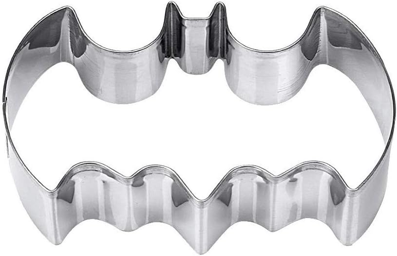 hou zhi liang Batman Cookie Cutter Stainless Steel Cake Mold Halloween Christmas Decor Biscuit Baking Mold Kitchen Supplies