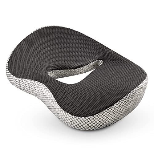 TERRIFI Donut Pillow Hemorrhoid Tailbone Cushion - Gel Seat Cushion for Long Sitting, Office Chair Cushion to Relieve Sciatica, Hemorrhoid Pillow Cushion for Tailbone Pain