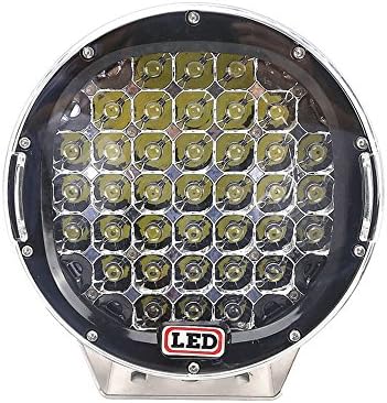 Lumitek 1PCS 185W 9 Inch Driving Light Round Led Off Road Lights Spot Beam Work Light Fog Light Roof Bar Bumper for SUV Boat 4x4 Jeep …