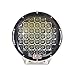 Lumitek 2x 185w 9 Inch Headlamp Lamp Black Round 5W CREE LEDS Spot Beam Work Light Slim Off Road Light Bar Fog Light Driving Light Roof Bar Bumper for SUV Boat 4x4