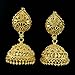 Banithani 18K Gold Plated Big Drop Dangle Jhumka Jhumki Earrings Set New Bollywood Jewelry