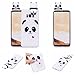 DAMONDY Galaxy S8 Case,3D Cute Cartoon Animals Pattern Soft Silicone Gel Slim Design Rubber Thin Protective Cover Phone Case for Samsung Galaxy S8 (2017)-White Panda