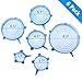 Silicone Stretch Lids (6 Pack) - Bowl Covers for Fresh Food & Leftovers to Keep Food Fresh, Durable & Stretchable Food Covers by THETIS Homes