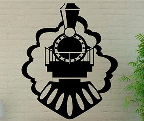YINGKAI Cartoon Train Locomotive Living Room Home Vinyl Carving Wall Decal Sticker for Kids Room Home Window Decoration