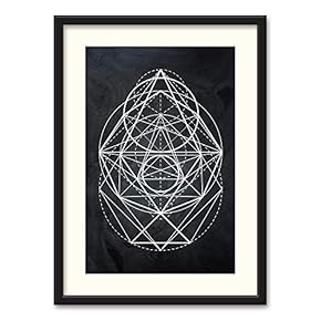 NWT Black Paper Framed Canvas Wall Art for...