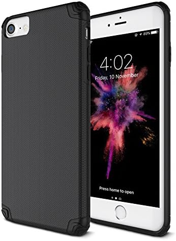 iPhone 8 Case, iPhone 7 Case, Vabogu Hybrid Heavy Duty Shockproof for Apple iPhone 8 2017 / iPhone 7 2016 (Black)