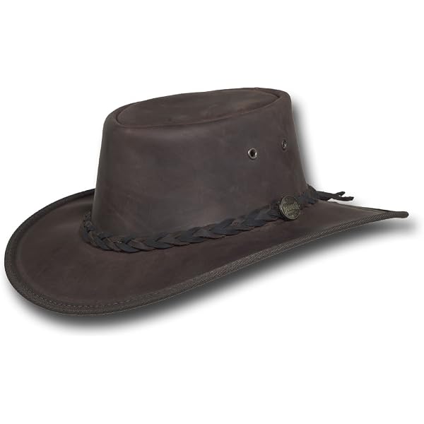 Walker and Hawkes Leather Cowhide Outback Braided Traveller  display picture 1