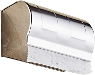 Soporte para rollo de toallas, cromado y cromado, para colocar debajo