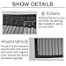 Magnetic Screen Door, Fiber Screen Heavy Duty mesh Door Screen and Full Frame Hook and Loop Fits Door Size up to 36x83 in, Fresh air in and Good Light Transmission (Gray)