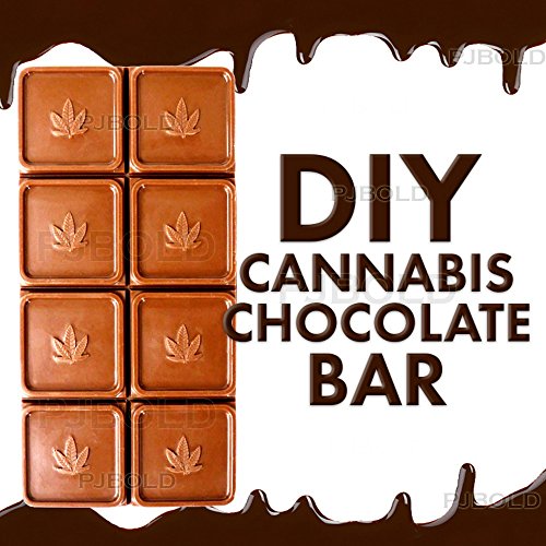 Marijuana Leaf Chocolate Bar Silicone Candy Mold Trays, 2 Pack