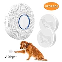 weird tails Dog Bells Dog Potty Bells Dog Doorbells for Dog IP55 Waterproof Doorbell Chime Operating at 1000 Feet with 52 Melodies 4 Volume Levels LED Flash