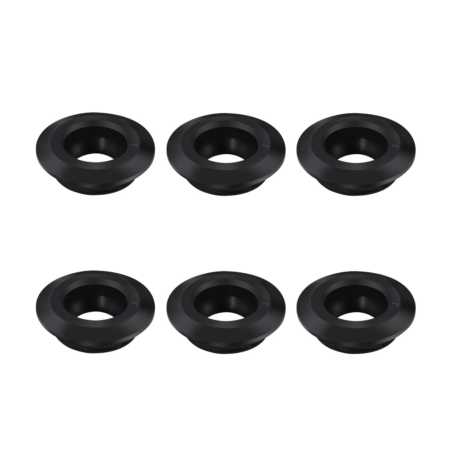 Photo 1 of 2 Pcs 1'' Rubber Flexible Tank Adapter Bulkhead Fitting, Tank Sealing Compression Fitting, Flexible Pipe-to-Tank Seal, Fit for PVC Hard Pipe Sealing, Storage Barrels, Cubes, and Even Other Pipes