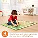 Melissa & Doug Round The Ranch Horse Activity Rug (39 x 36 inches) with 4 Play Horses and Folding Fence
