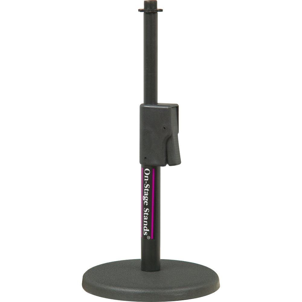 On-Stage DS7200QRB Quick-Release Adjustable Desktop Microphone Stand