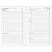 Day Runner Weekly Compact Desk Calendar Planner Refill 2017, 5-1/2 x 8-1/2
