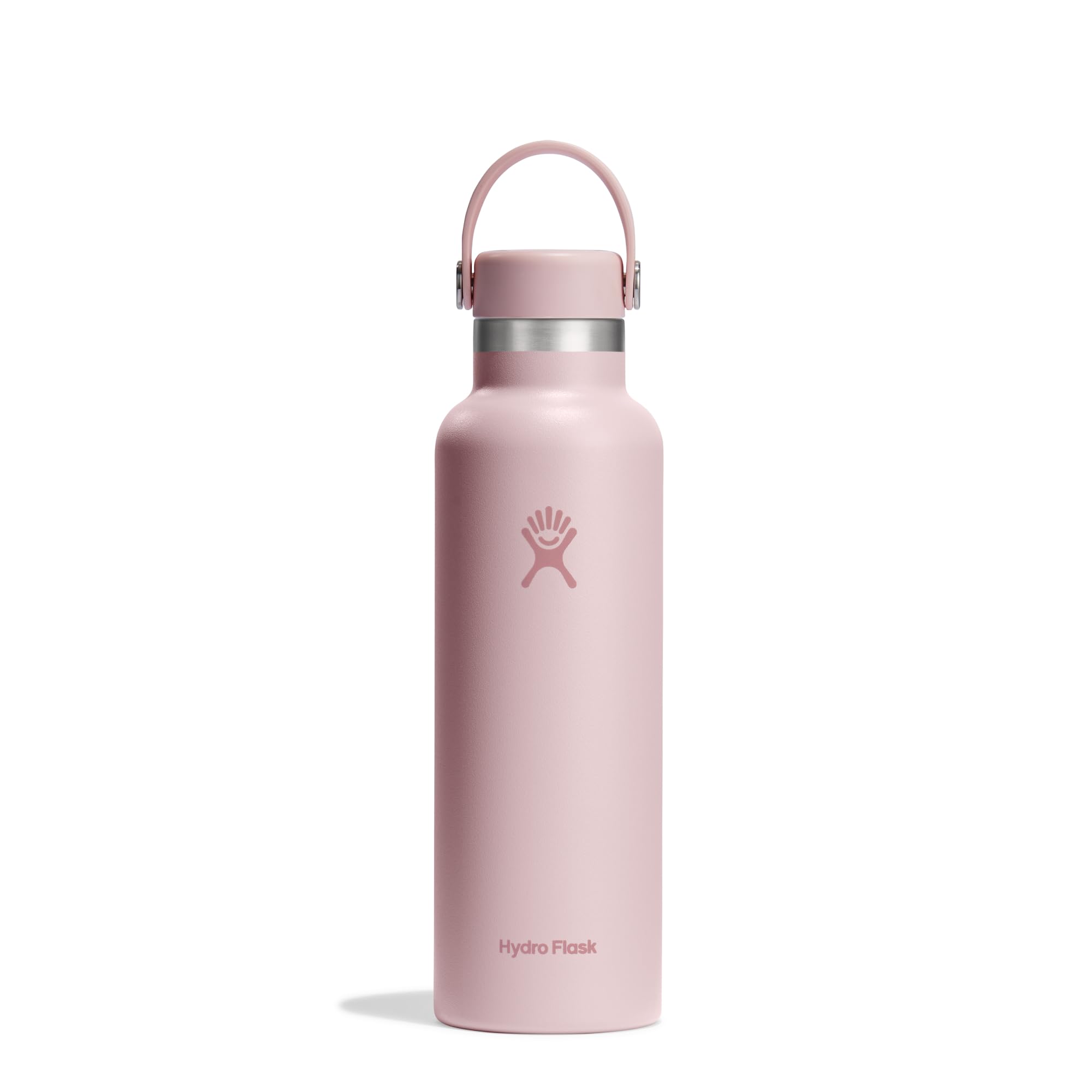 HYDRO FLASK - Standard Mouth Water Bottle 621 ml (21 oz) - Vacuum Insulated Stainless Steel Water Bottle with Leak Proof Flex Cap and Powder Coat - Trillium