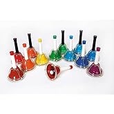Rhythm Band Complete C-C 13 Note Chromatic Handbell / Deskbell Set - 1456855