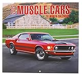 2015 Wall Calendar - 16 Month Muscle Cars Design