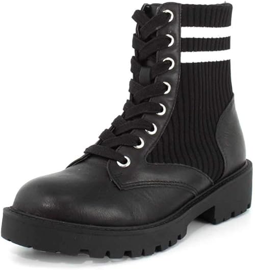 steve madden hills knit combat booties