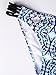 Blooming Jelly Women's Racerback Print String Bikini Swimsuit Bathing Suit Blue Medium