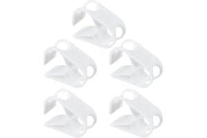 PATIKIL 5 Pack Plastic Tubing Clamps, 1/2"-5/7" Adjustable Tube Clamp Laboratory Pinch Valve Flow Control Hose Clamp for Hose